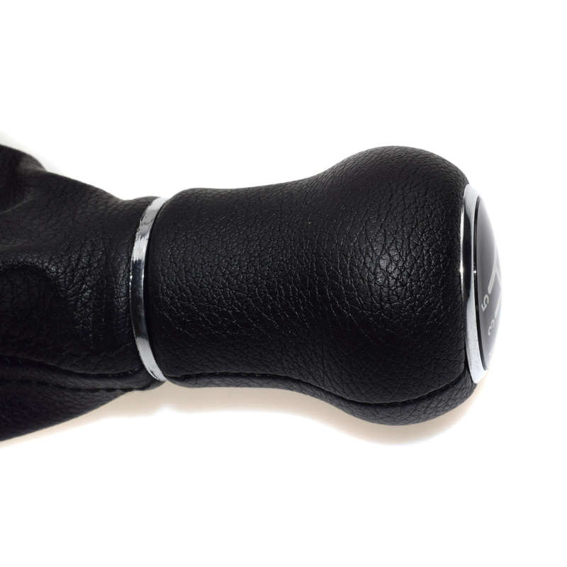 New 5 Speed Gear Shift Knob Gaitor Black LEATHER Boot Fit Audi A6 C5 A4 B5 A8 D2