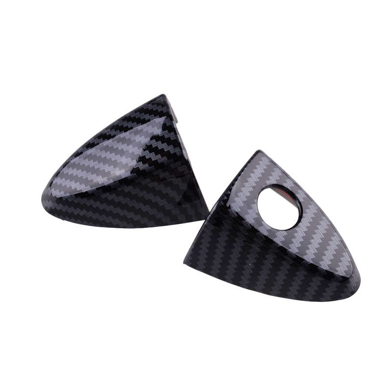 Carbon Fiber Look Exterior Side Door Handle Cover Trim 8pc Fit for Honda Accord