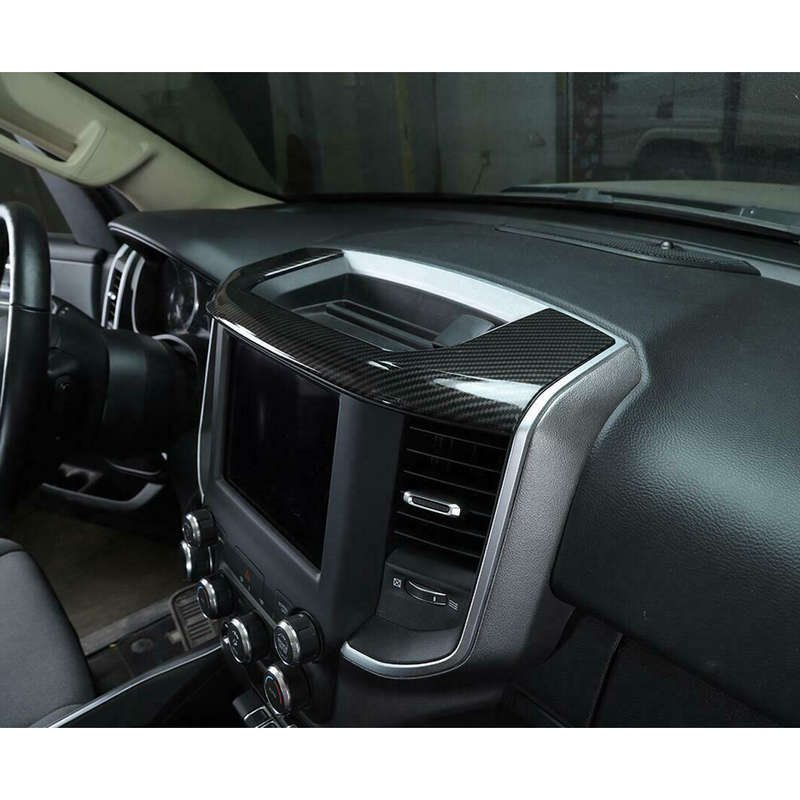 Center Console Storage Box Cover Trim Frame Fit for Dodge Ram 1500 2018-2021 New