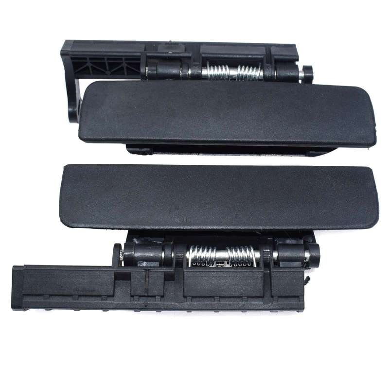 2PCS Front Left & Right Exterior Door Handle Black For Peugeot 306 1993-2001 New