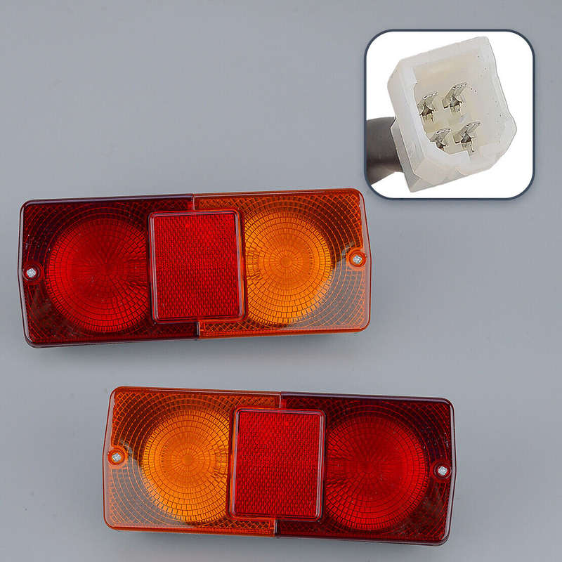 1pair Rear Tail Light Lamp Assembly Fit for Kubota M Series L Series Tractor