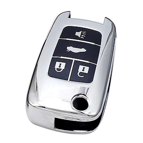 TPU 4 Buttons Remote Key Fob Case Cover Shell Fit for Chevrolet fr GMC Buick
