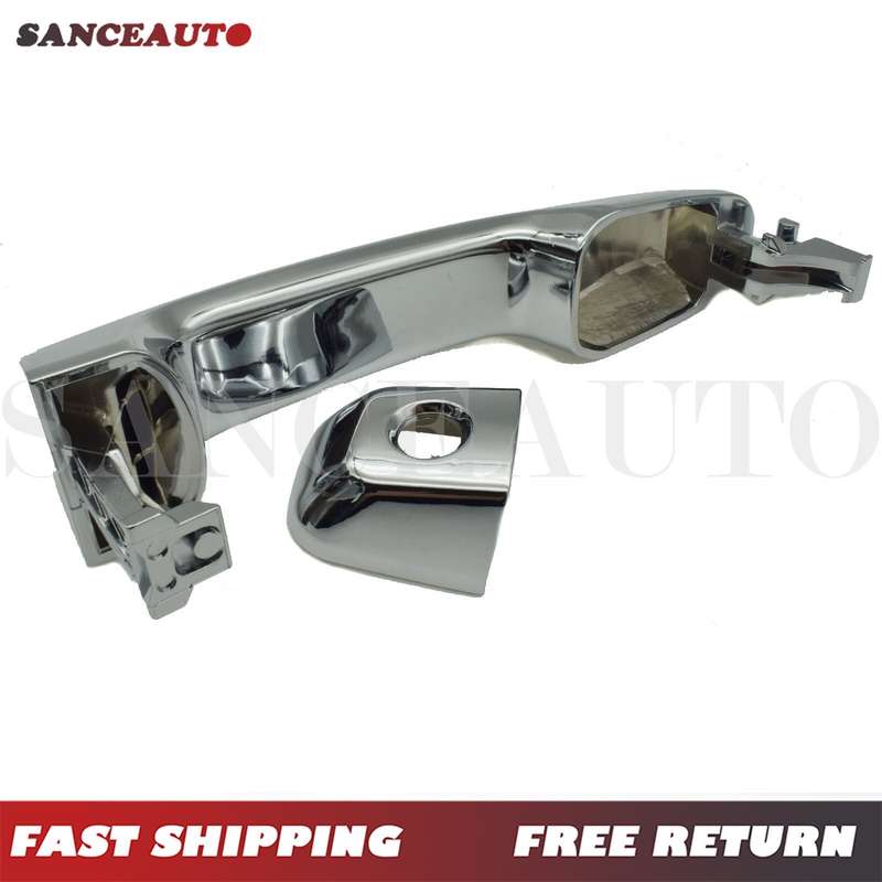 Chrome Exterior Door Handle For 2010-2021 Toyota 4Runner Lexus GX460 Front Left