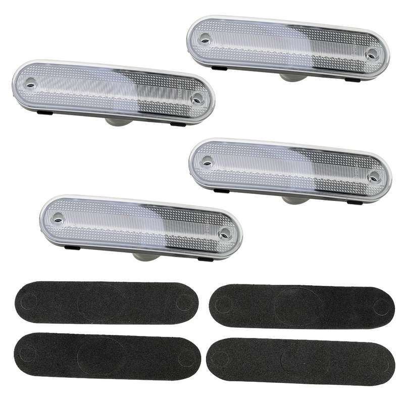 Clear Front & Rear LED Side Marker Lights Lamps Fit For Mazda MX-5 Miata 1990-05