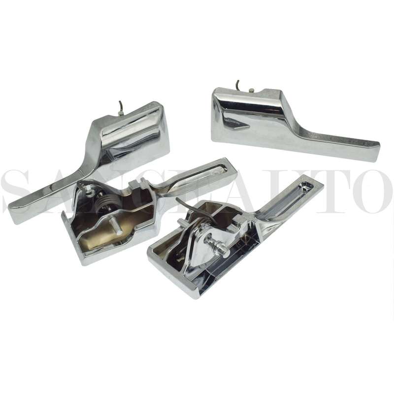 4PCS Chrome LH RH Inside Door Handle For 07-14 Ford Expedition Lincoln Navigator