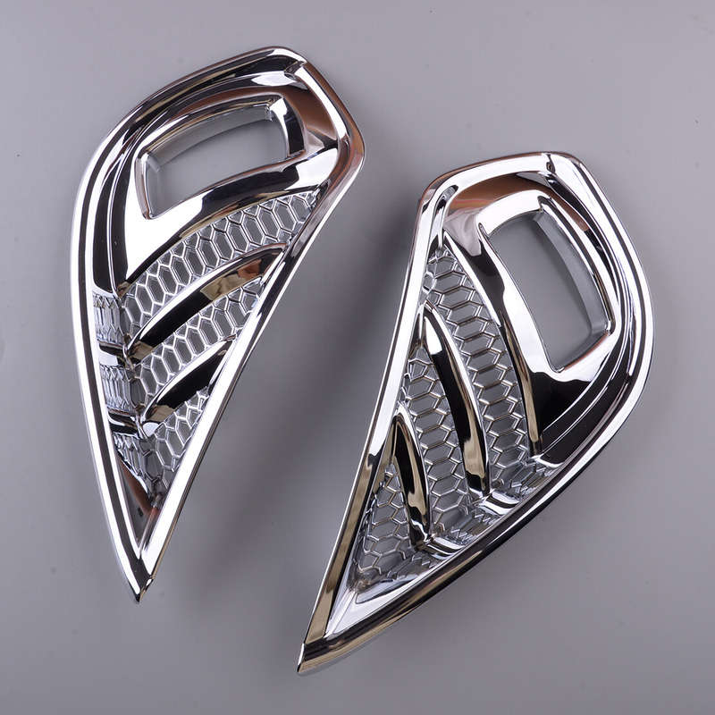 Chrome Front Bumper Fog Light Cover Trim Fit for Toyota Highlander 2020 to 2022