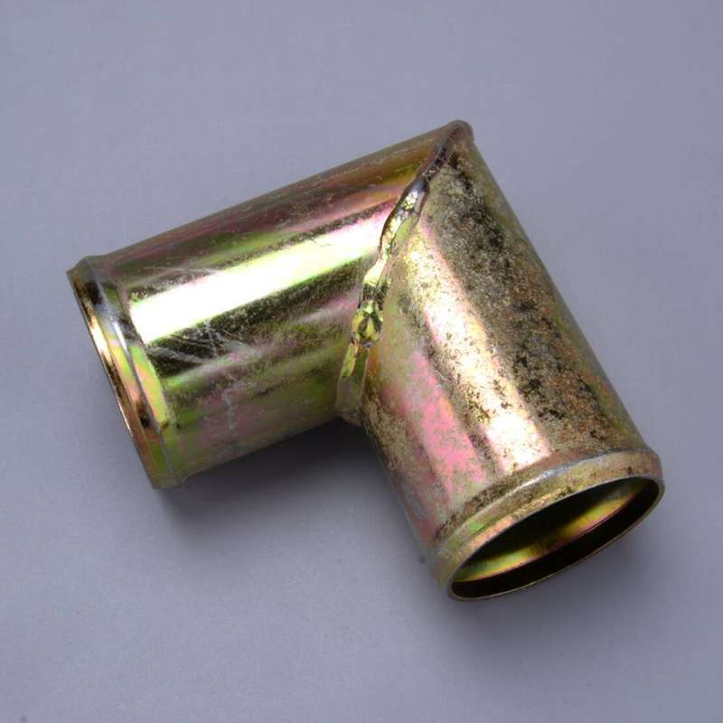 Universal 38mm OD 90-Degree Radiator Coolant Connector Hose L Pipe Tube
