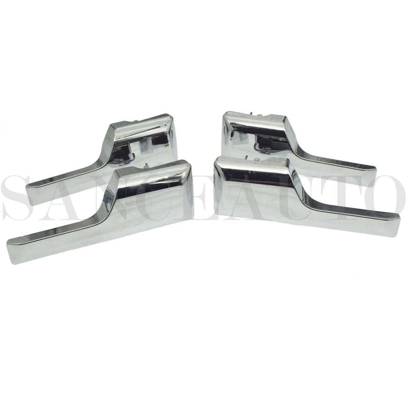 4PCS Chrome LH RH Inside Door Handle For 07-14 Ford Expedition Lincoln Navigator