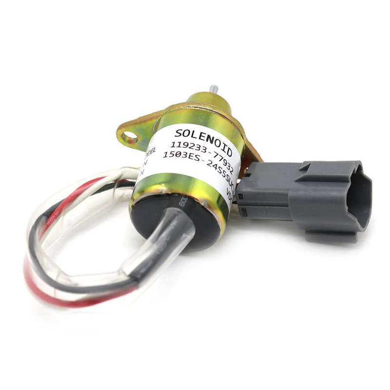 Fuel Shutoff Solenoid 119233-77932 For Yanmar Engine 3TNV88 3TNE84 4TNE88 4TNE84