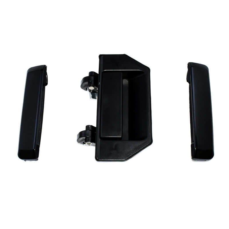 2X Door Handle & 1X External Tailgate Black For Nissan Pathfinder Pickup 720 D21