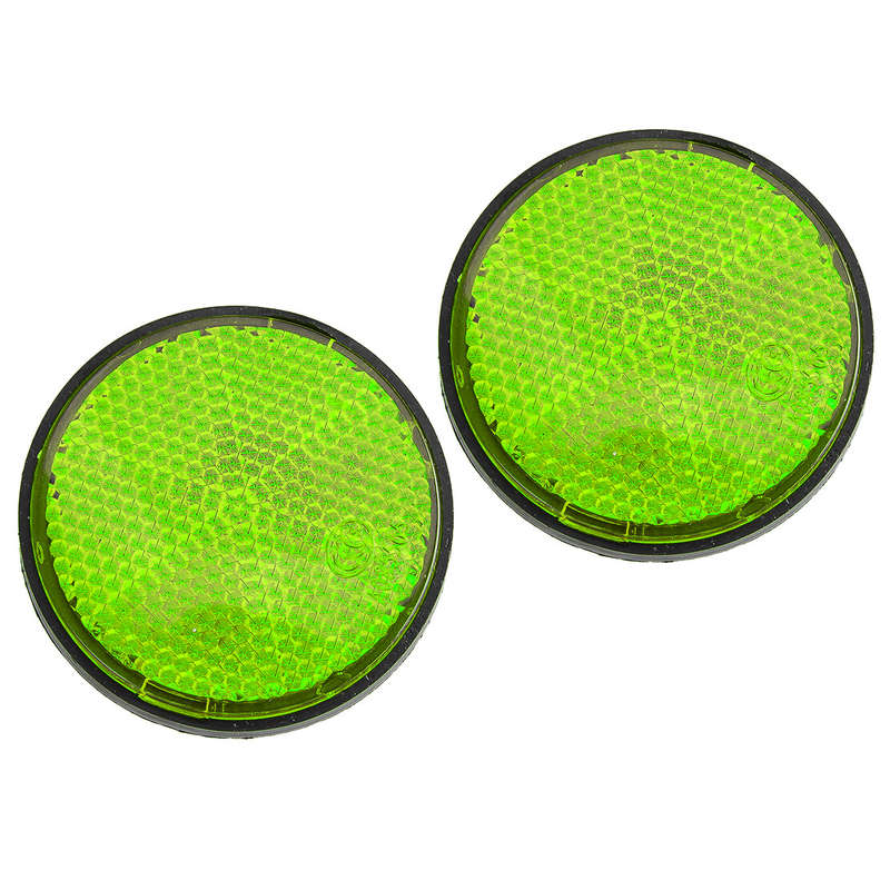 2pcs Round Motorcycle Front Fork Reflector Fit for Honda Kawasaki