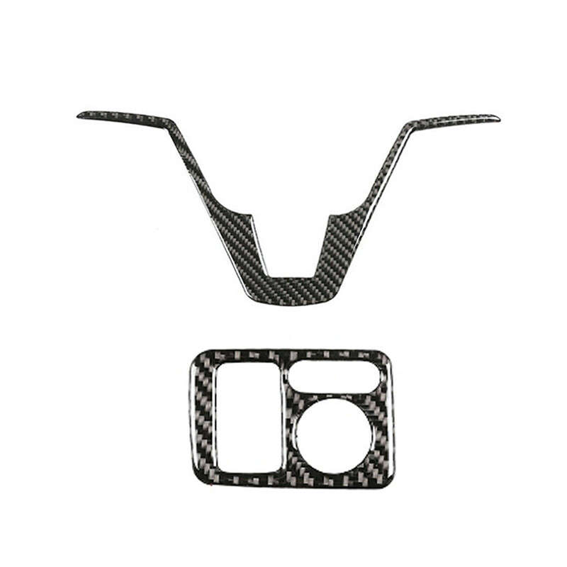 Carbon Fiber Interior Decorative Cover Trim Set Fit for Honda CR-V CRV 2007-2011