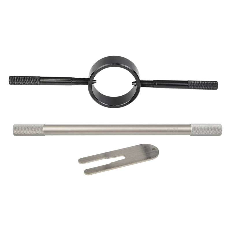 Motorcycle Fork Spring Compressor Holding & Bleed Release Tool Kit Part