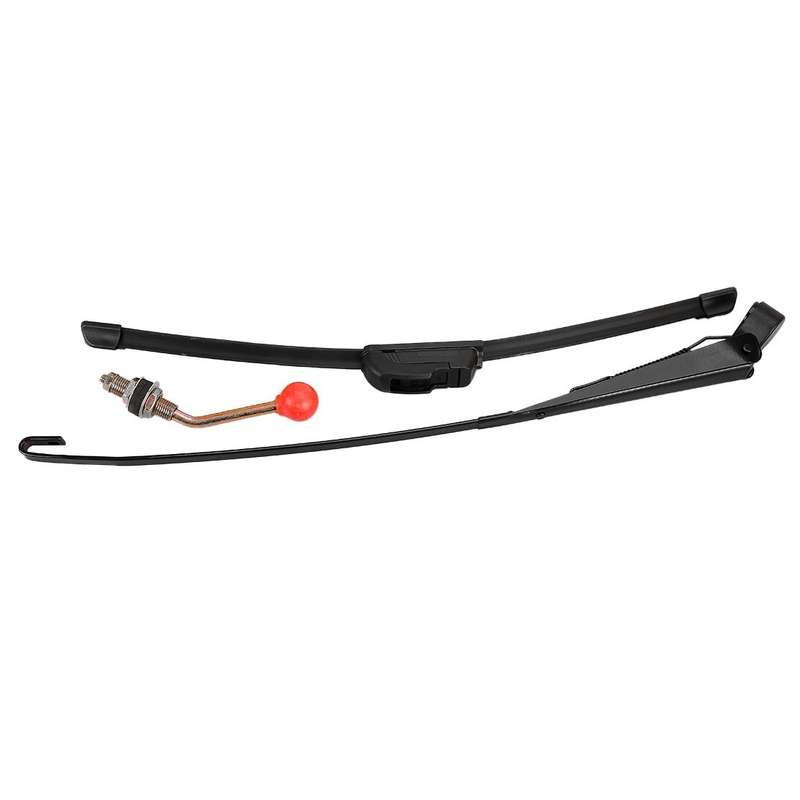 Universal UTV Manual Hand Operated Windshield Window Wiper Set Rubber Blade PART