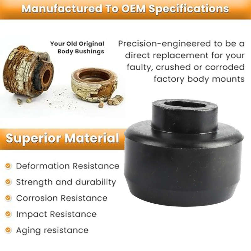 For Chevy Silverado 1500 1999-2014 GMC Sierra 7-141 Body Cab Mount Bushing Kit