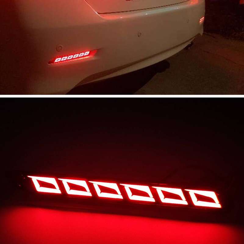 Set Rear Bumper Brake Light Turn Signal Lamp Fit for Toyota Venza Avalon RAV4