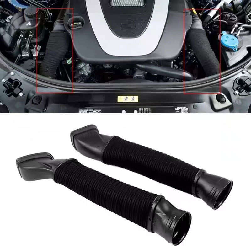 Left & Right Air Cleaner Intake-Inlet Duct Hose For Mercedes S500 S550 S450 S350