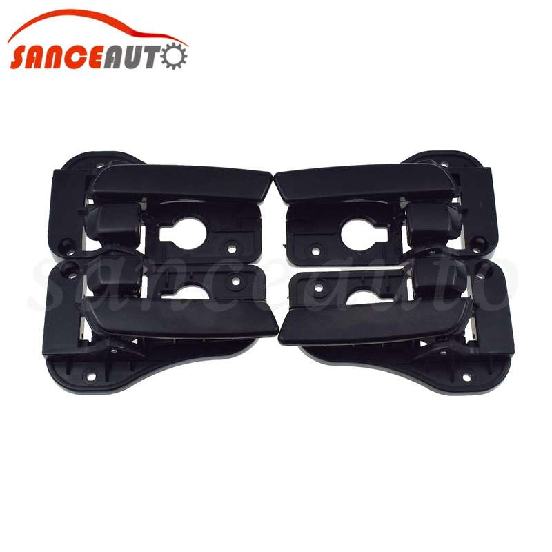 Interior Inside Door Handle Left/ Right Black For 2007-2012 Kia Rondo 826101D000