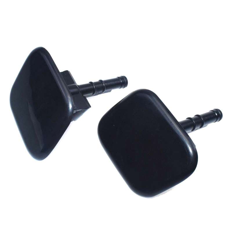 2PCS Left & Right Side Head Lamp Washer Nozzle Black For Kia Sorento 2010-12 New