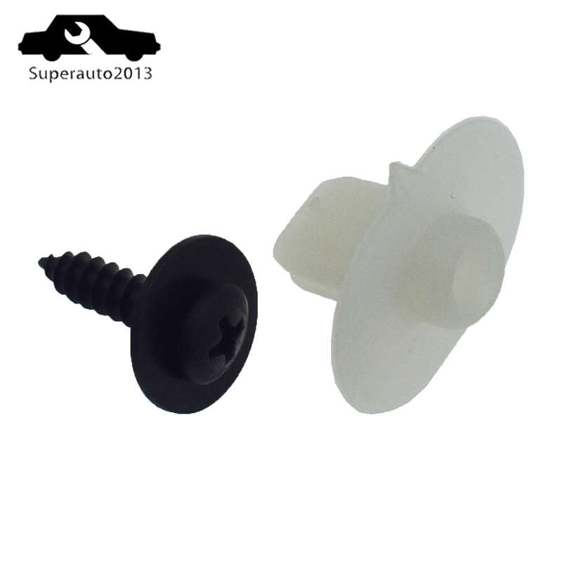 Bumper Side Mount Screw & Grommet Clips Set For Honda Civic Acura 90121-SA7-000
