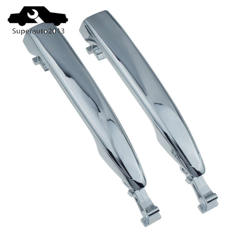 New Front Left & Right Outside Door Handle Chrome For Toyota Alphard Camry Lexus