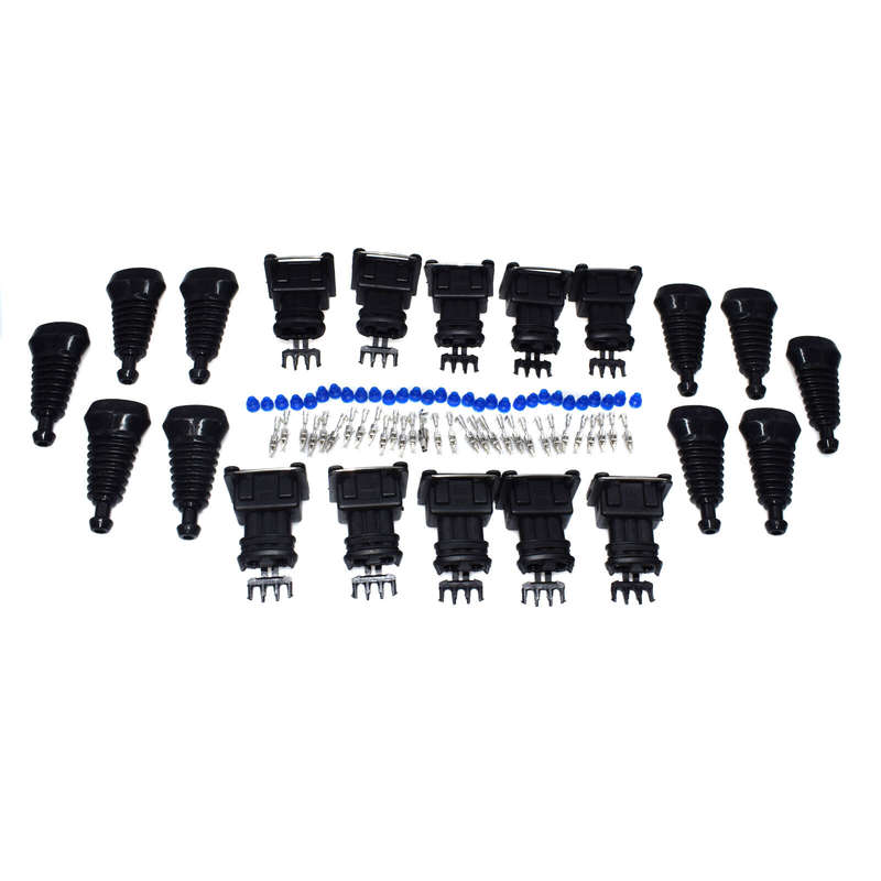 Set of 10 For VW Audi Porsche Volvo BMW Seat New 3 Pin EV1 TPS IAC Connector Kit