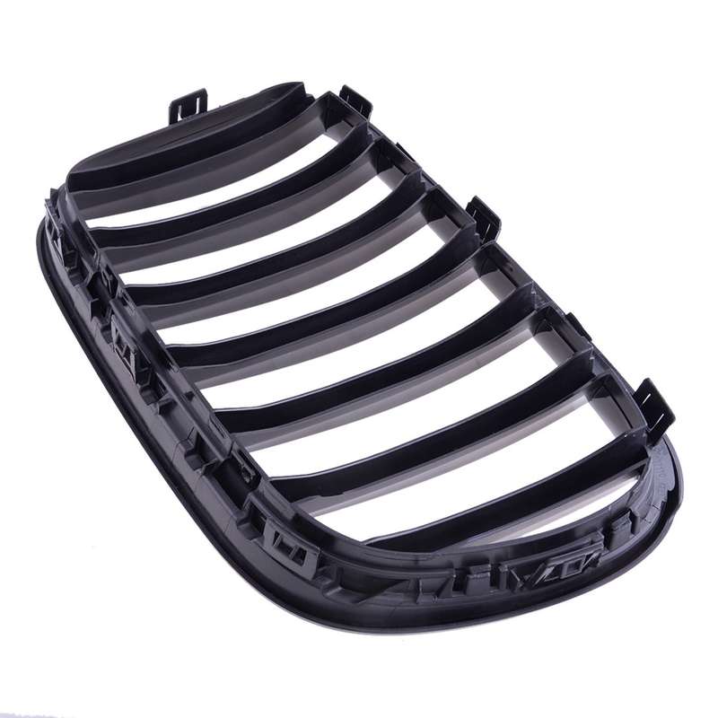 1Pair Black Front Bumper Kidney Grille Grill Fit for BMW F25 X3 2011-2014