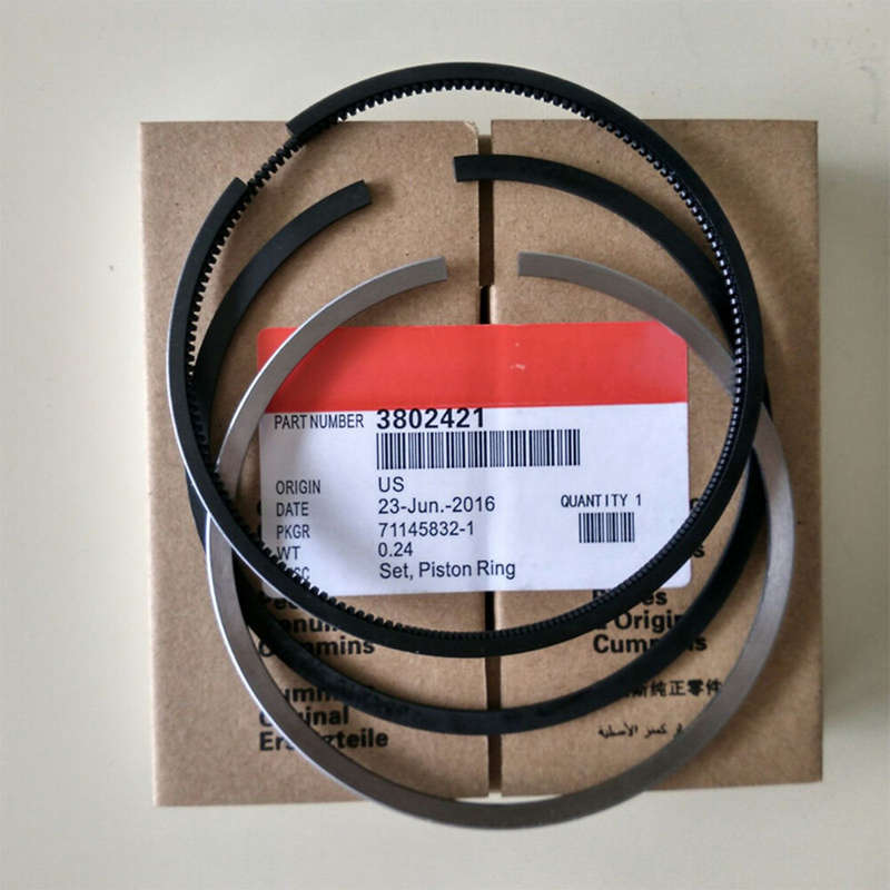 6pcs Standard Piston Rings 5482359 3802421 for Dodge Cummins 6B 6BT 5.9 89-98