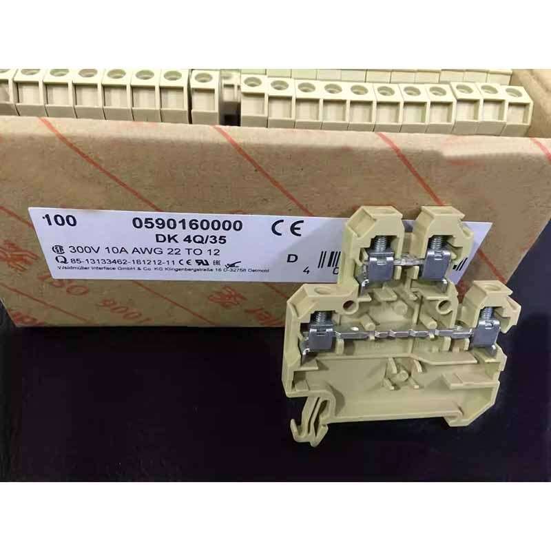 100Pcs New For Weidmuller DK 4Q/35 0590160000 Terminal Block