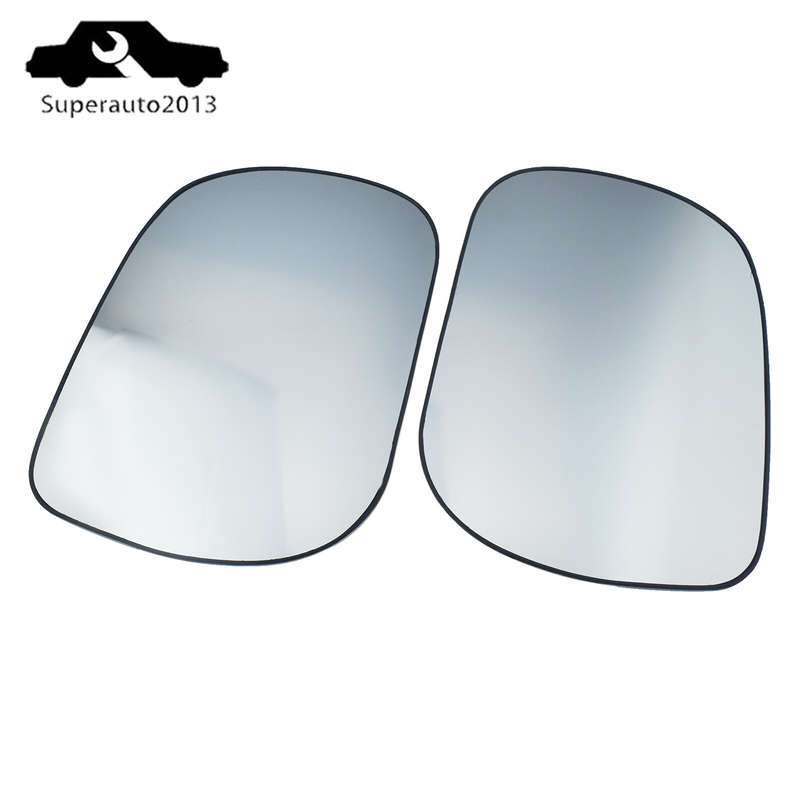 Pair Left & Right Side Mirror Glass Heated w/ Backing For Toyota RAV4 2006-11