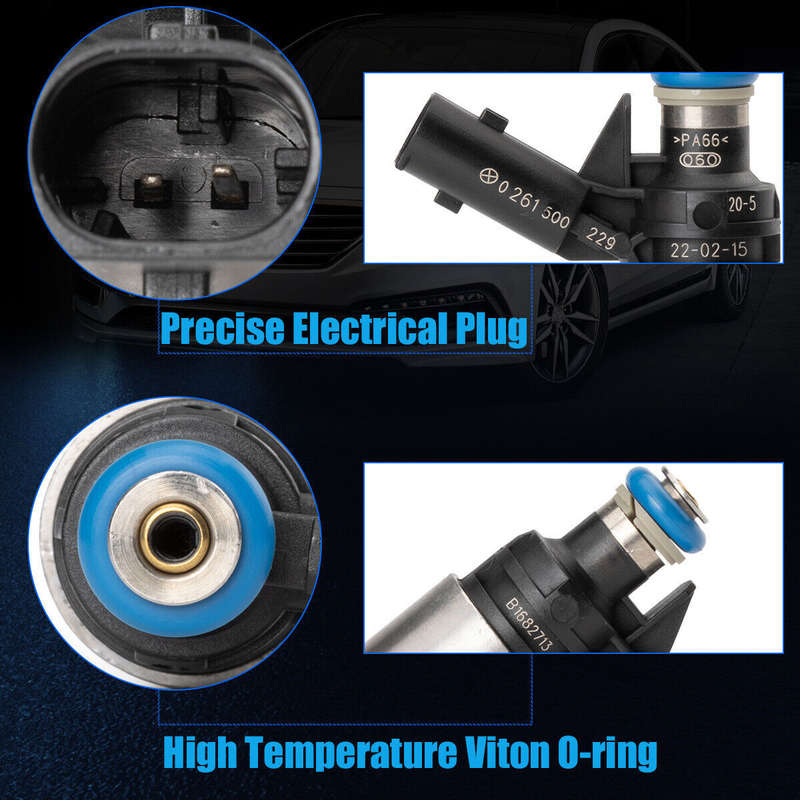 4pcs New Fuel Injector For 2015-2017 Hyundai Sonata 2016-2018 Kia Sorento 2.4L