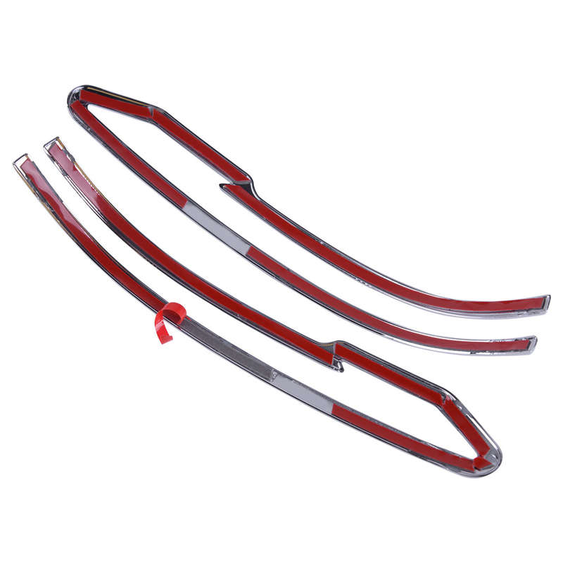 2x Chrome Rearview Mirror Strip Trim Cover Frame Fit For Nissan Murano 2015-2018
