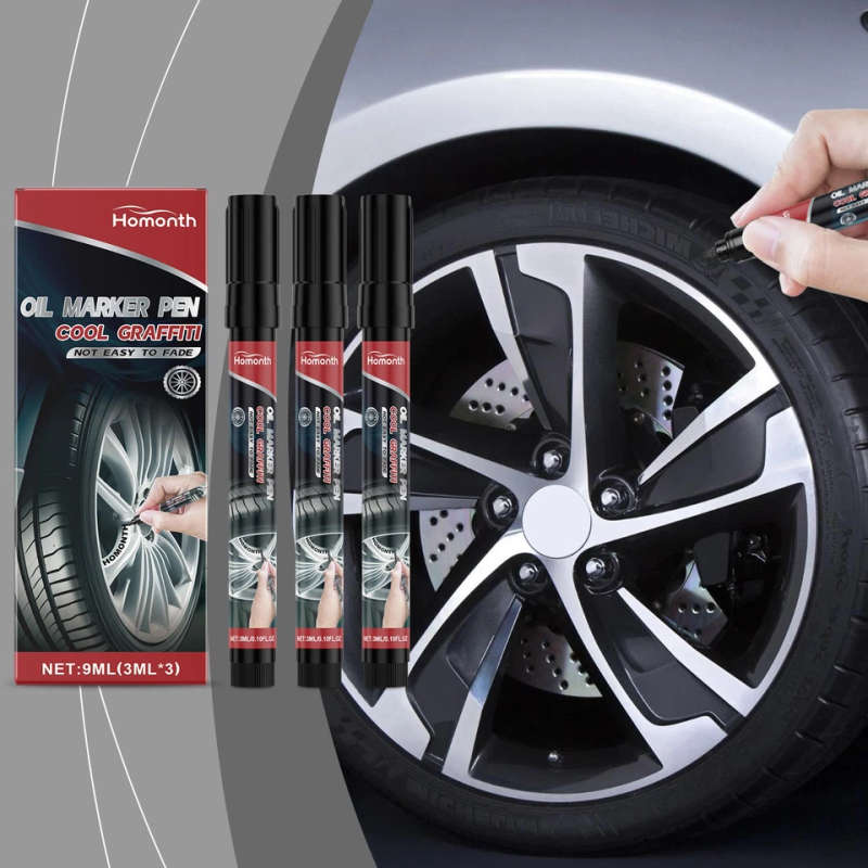 Tire Permanent Paint Marker Pen Car Tyre Rubber Universal Waterproof Oil Based