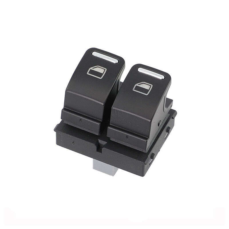 Black Aluminum Driver Side Window Switch 5C5959857A Fit for VW Volkswagen Beetle