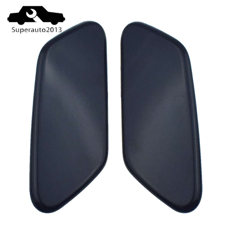 2PCS Headlight Lamp Washer Spray Nozzle Cover Cap For Subaru XV Crosstrek 18-20