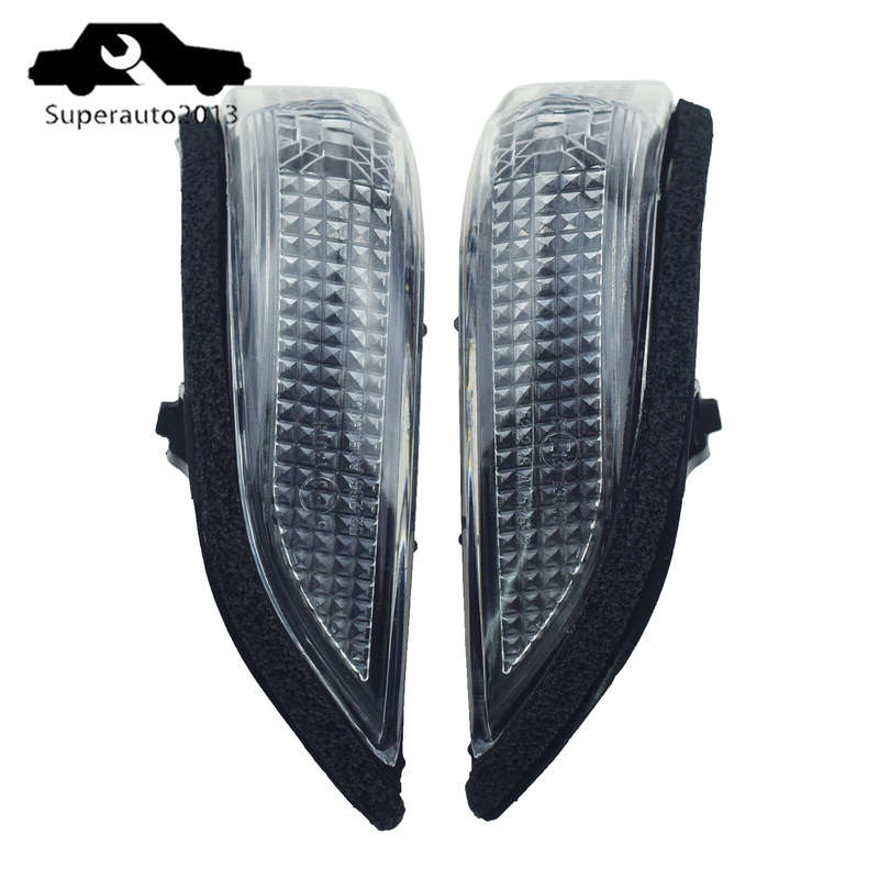 Pair Left & Right Side Mirror Indicator Turn Signal For Toyota Yaris 2011-2019