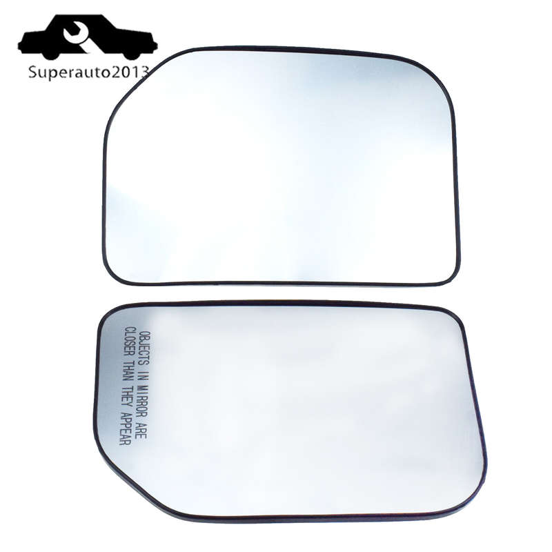 2X Left Right Side Mirror Glass w/ Backing Plate For 2007-2014 Toyota FJ Cruiser