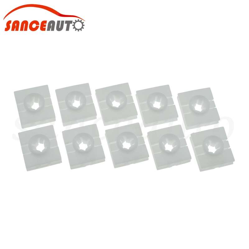 10Pcs Rocket Molding Clips 0009912098 For Mercedes Smart Fortwo 451 2007-2018