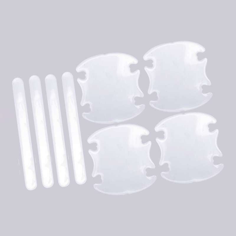8pcs Car Door Handle Bowl Scratch Protector Film New