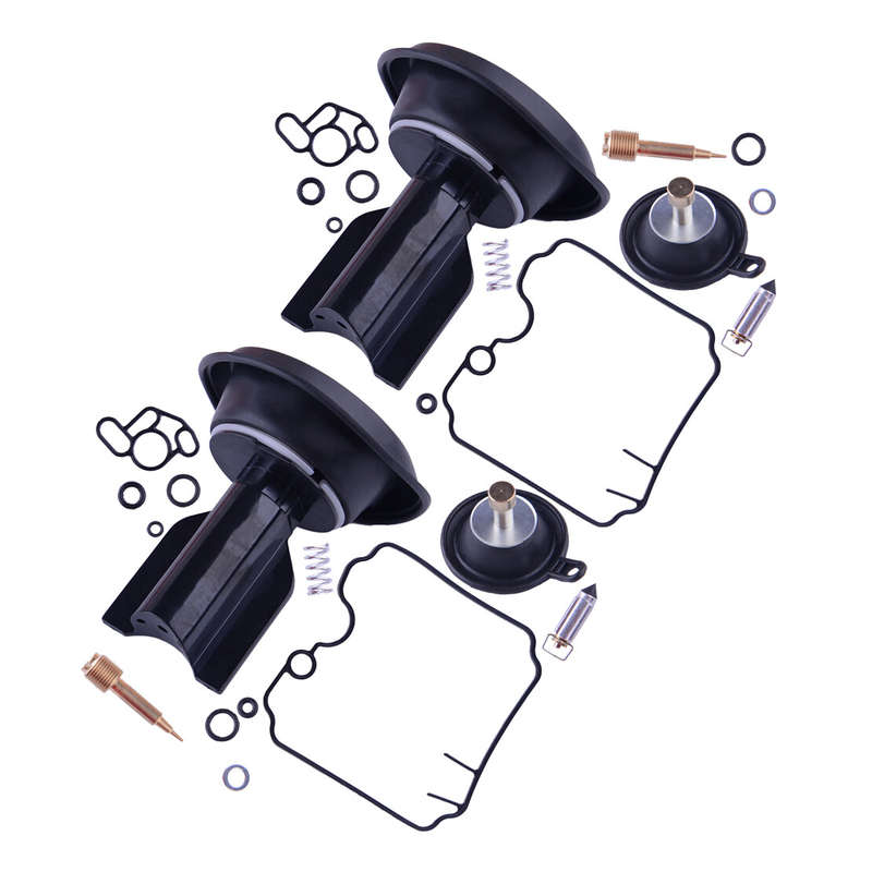 2Sets Fit for TDM850 XTZ750 TDM 850 Carburetor Repair Kit w/ Membrane Diaphragm