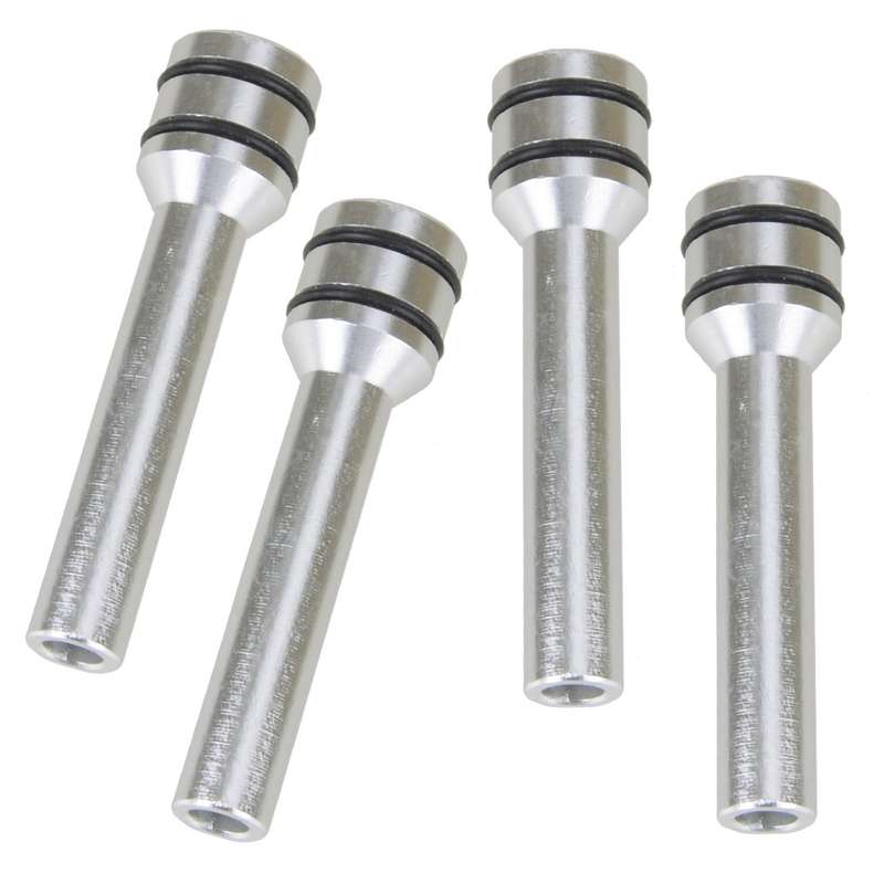 4 PCS Universal Car SUV Truck Interior Door Lock Knob Pull Pins Aluminum Silver