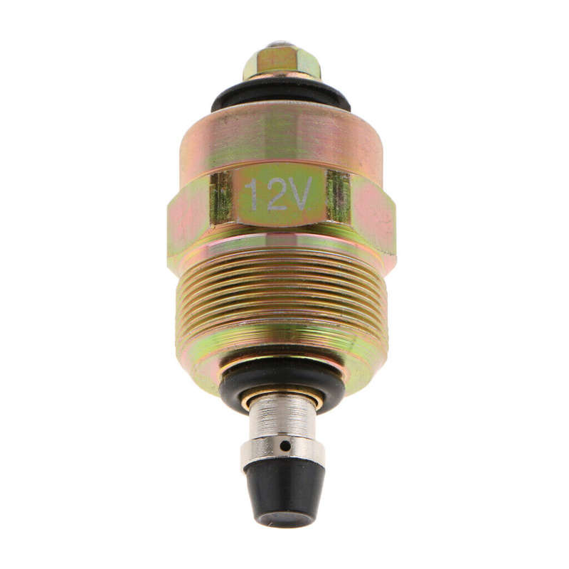 12V Injection Pump Fuel Shut Off Solenoid Valve for Dodge Isuzu OEM:0330001015