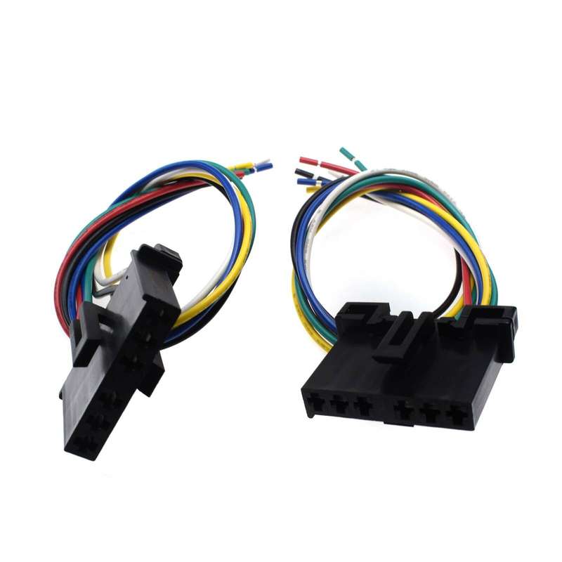 2PCS Rear Stop Tail Lamp Wiring Harness Loom Repair Cable for Ford Transit 00-15