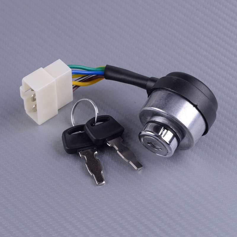 6Wire Generator Ignition Key Switch Fit for 2.5-6.5KW 188F Chinese Gas Generator