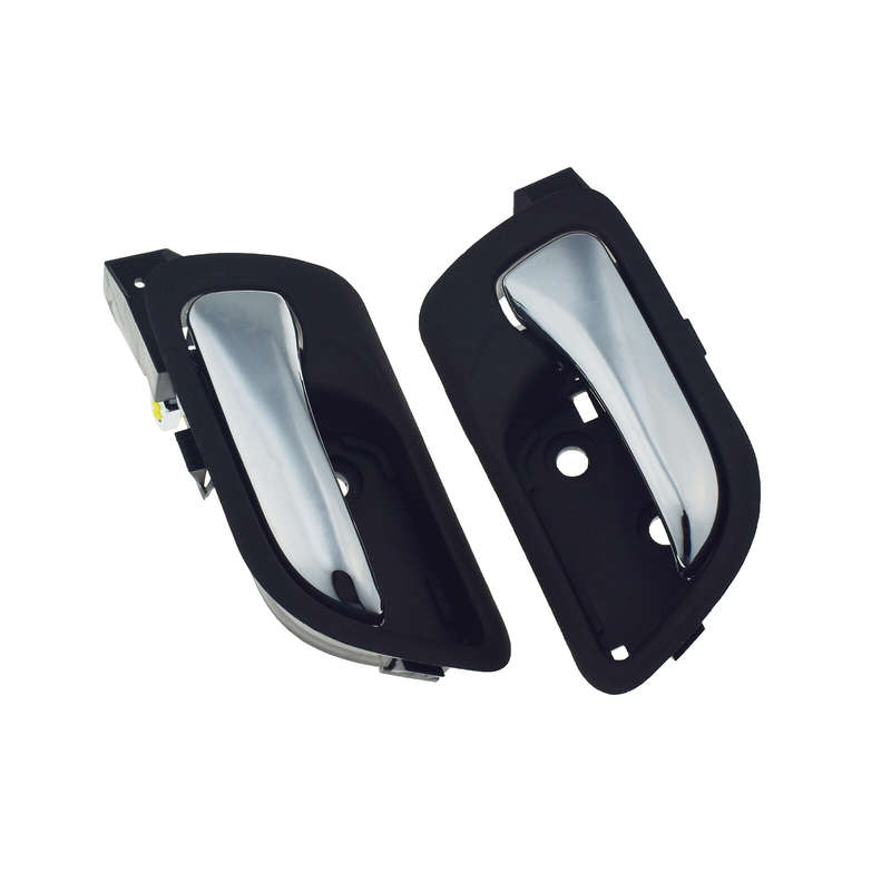 2PCS Interior Door Handle Front Left And Right w/Chrome For 2003-07 Honda Accord