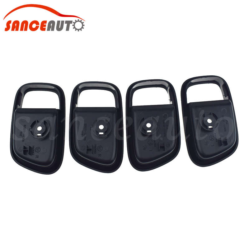 Black Inner Inside Door Handle Bezel Housing For Hyundai Accent 1.6L 2006-2011