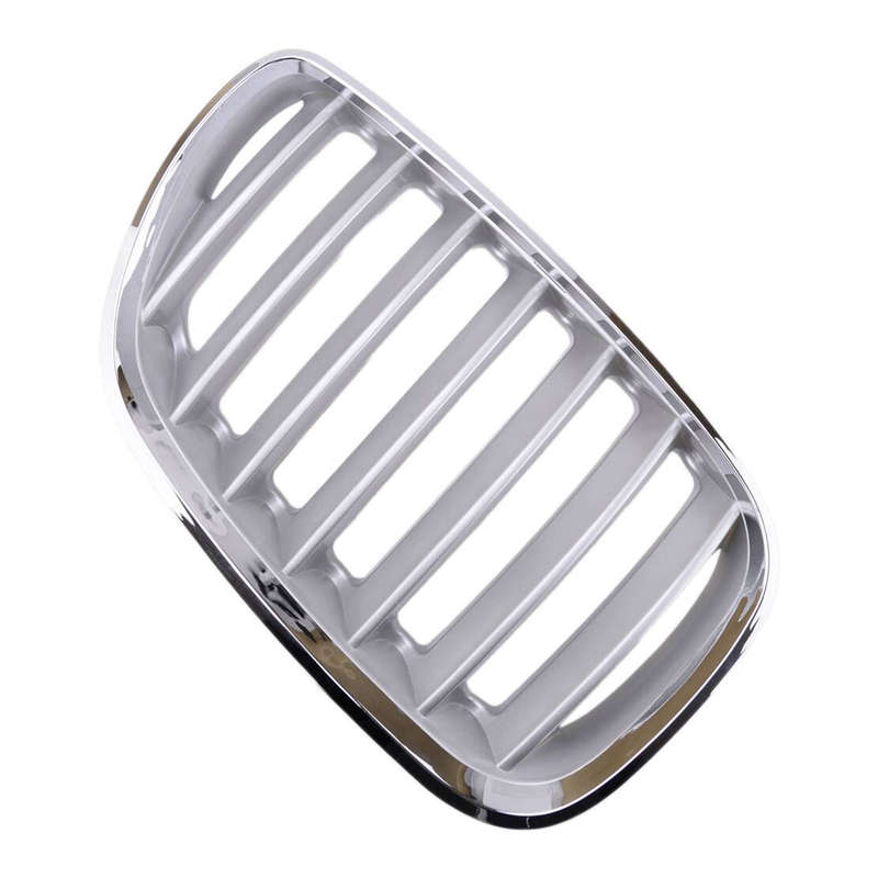 2Pcs Front Bumper Grille Hood Kidney Grill Fit For BMW X5 E53 04-06