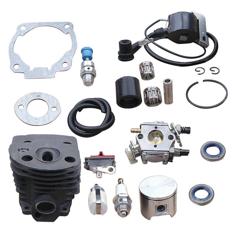46mm Cylinder Piston Crank Bearing Kit Carburetor kit fit for Husqvarna 50 51 55