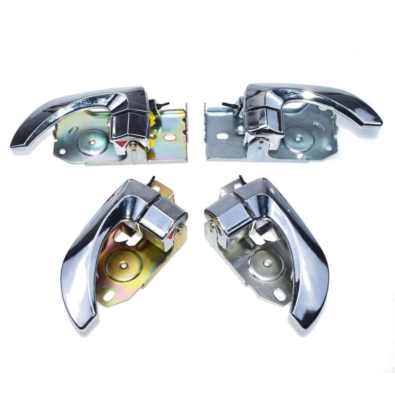 4PCS Front Rear Left Right Interior Door Handle Chrome For Kia Sorento 03-09 New