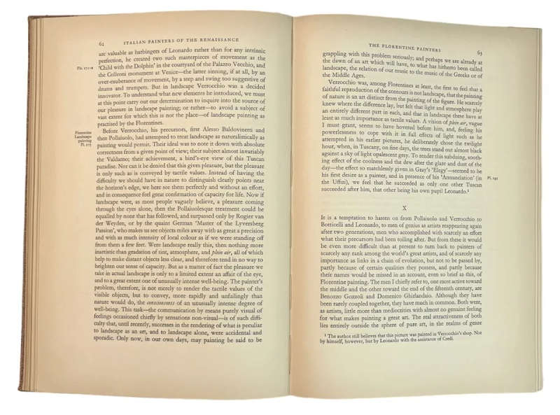 THE ITALIAN PAINTERS OF THE RENAISSANCE - Bernard Berenson